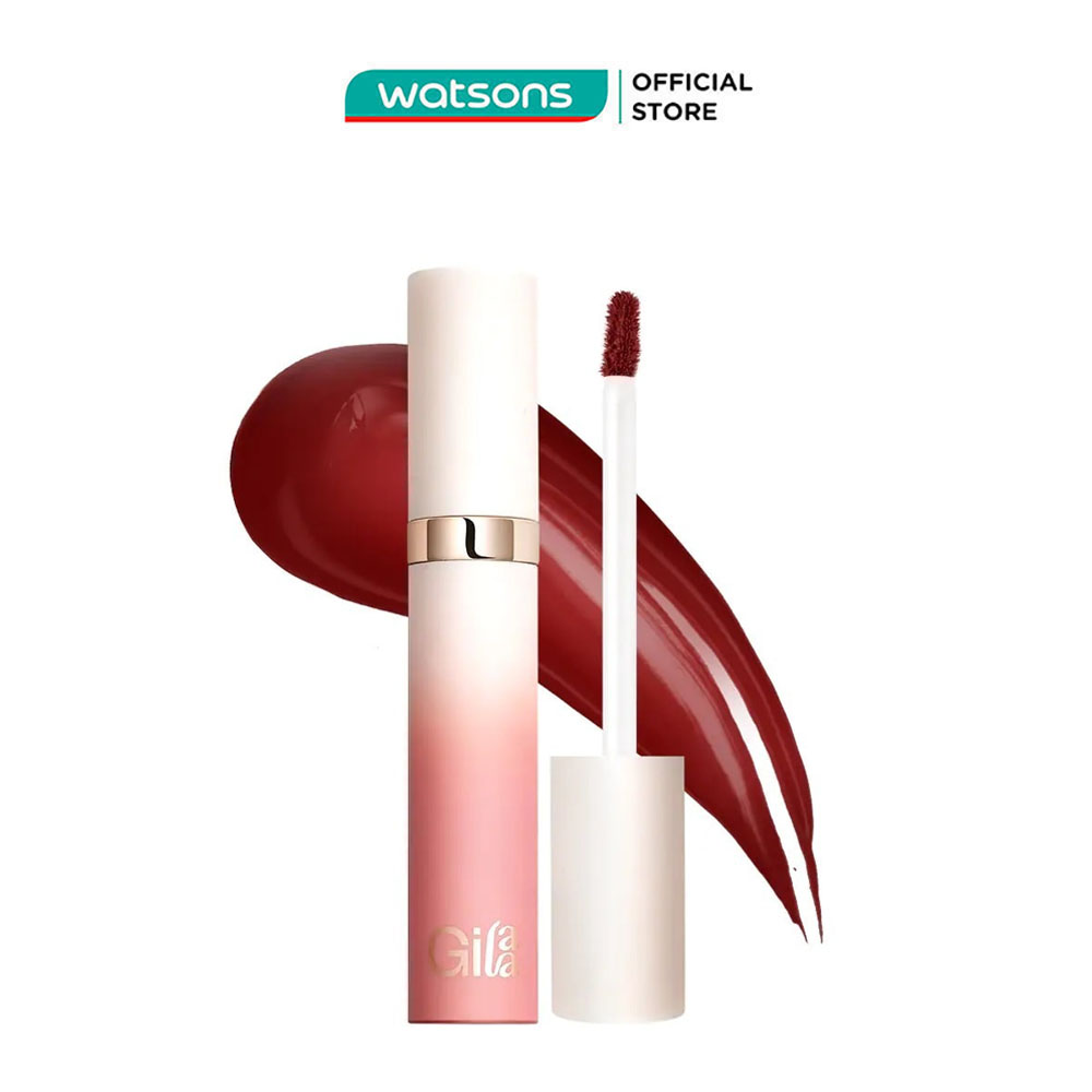 Son kem lì gilaa long wear lip cream rich rosie 5g