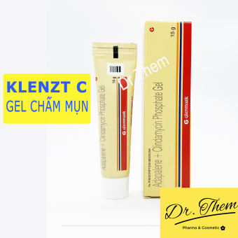 Klenzit C gel 15g - Giúp Giảm Mụn Ẩn, Mụn Trứng Cá, Mụn Đầu Đen - Kem Glenmark - Dr Thêm