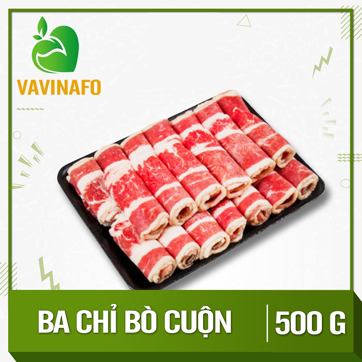 HCM - Ba chỉ bò cuộn (500 g) - Giao nhanh HCM
