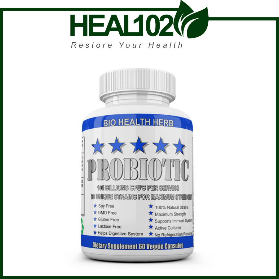 BIO HEALTH HERB Probiotic 100 tỷ CFU Viên bổ sung lợi khuẩn 100 tỷ