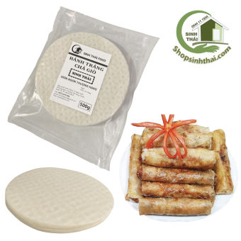 Bánh tráng chả giò Sinh Thái Food 500g, bánh tráng xuất khẩu thượng hạng