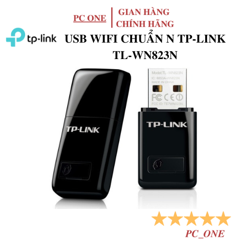 Usb wifi chuẩn n không dây tp-link tl-wn823n mini tốc độ 300mbps