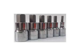 Bộ khẩu đầu lục giác 1/2 hệ m (Kích thước: 6 8 10 12 14 17 mm) Truper - 13926 JPH-1/2X6M