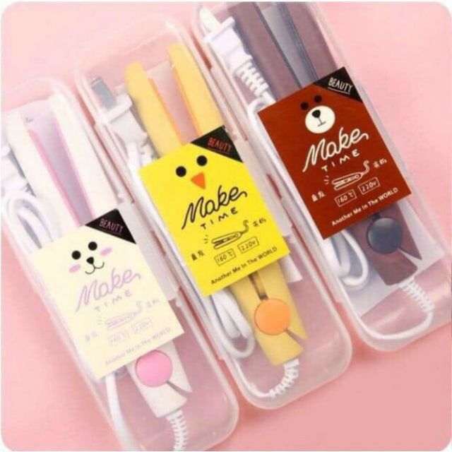 Máy là tóc, uốn, duỗi tóc mini có hộp đựng mẫu mới nhất
