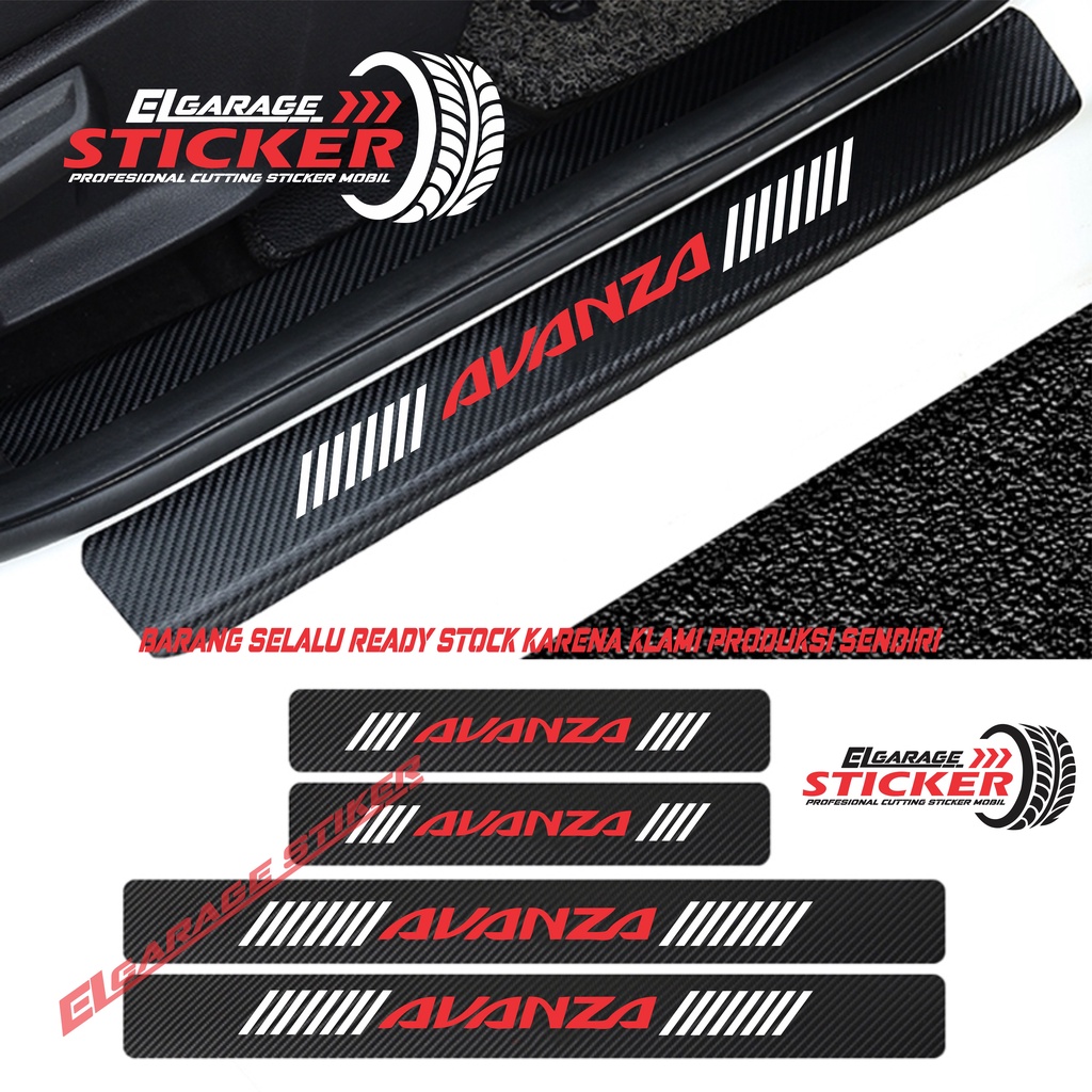 stiker avanza sticker mobil toyota avanza karbon fiber 3d protector 4pcs Giá 23,000 Đồng*Miễn phí vận chuyển