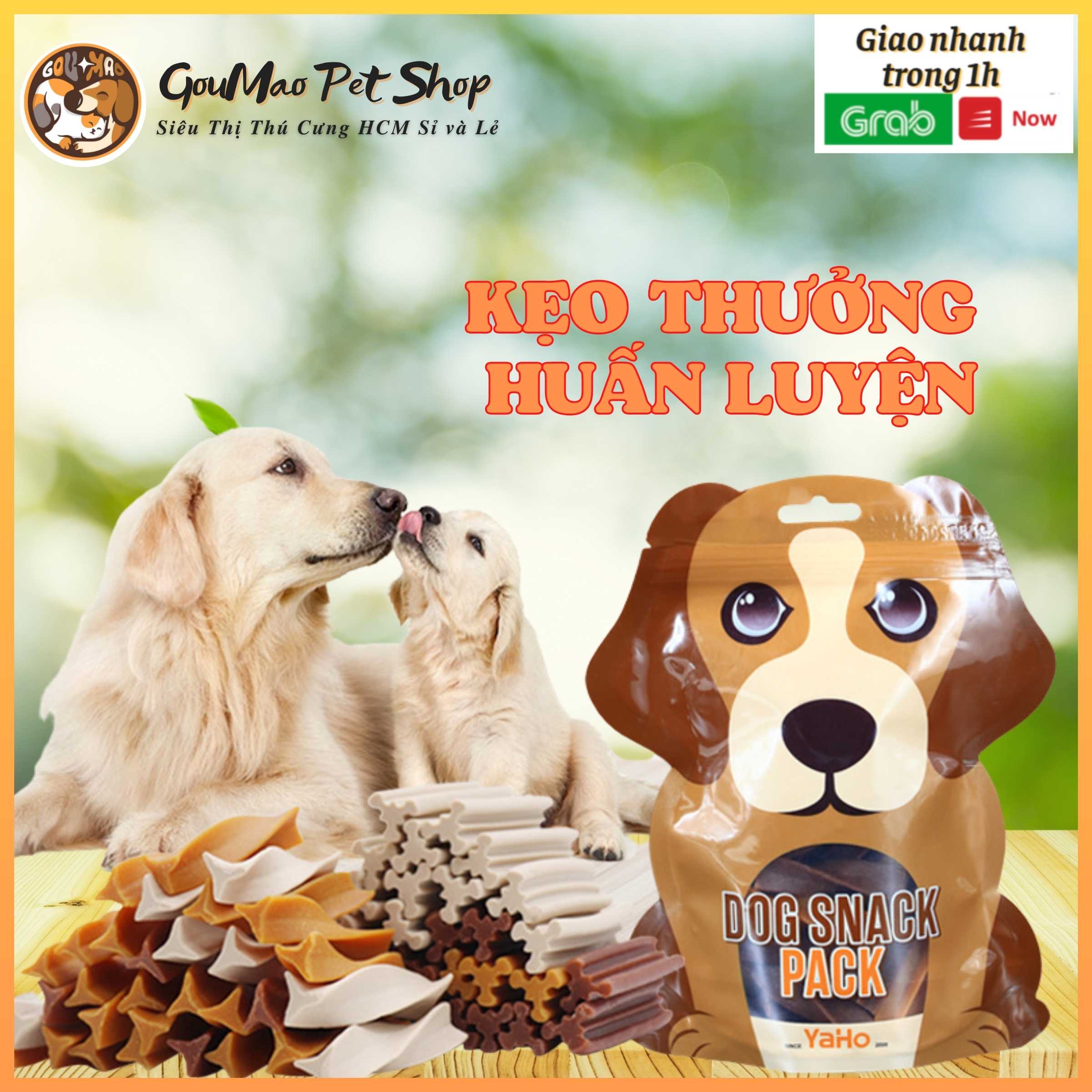 Kẹo sạch răng , thơm miệng , kẹo thưởng, bánh thưởng, cho chó thú cưng Yaho - Goumao pet