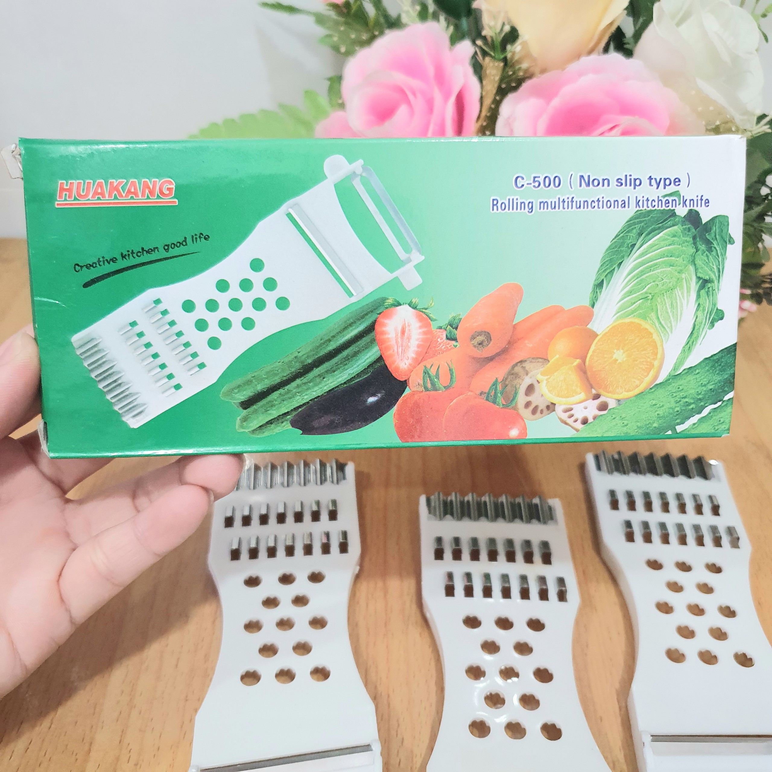 Dao bào dao gọt thái rau củ quả đa năng 5in1