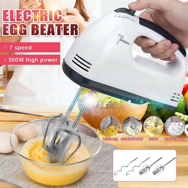 hand mixer with silicone beaters