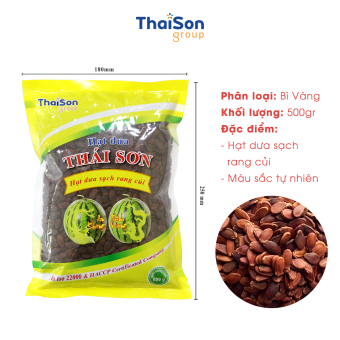 Hạt Dưa Sạch Thái Sơn Rang Củi Không Nhuộm Màu 1Kg | Loại Bì Vàng