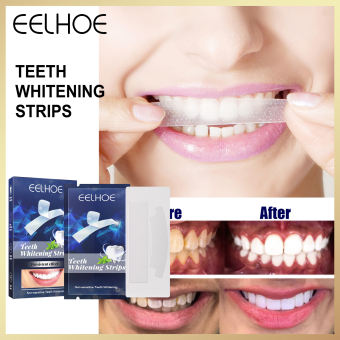 Eelhoe Miếng Dán Làm Trắng Răng Miếng Dán Làm Trắng Răng Chuyên Nghiệp Vệ Sinh Răng Miệng Miếng Dán Làm Trắng Răng Giả Gel Làm Trắng Loại Bỏ Vết Ố Vàng Khói Miếng Dán Làm Trắng Răng Sửa Chữa Răng Men Răng (7 Miếng/14 Miếng)