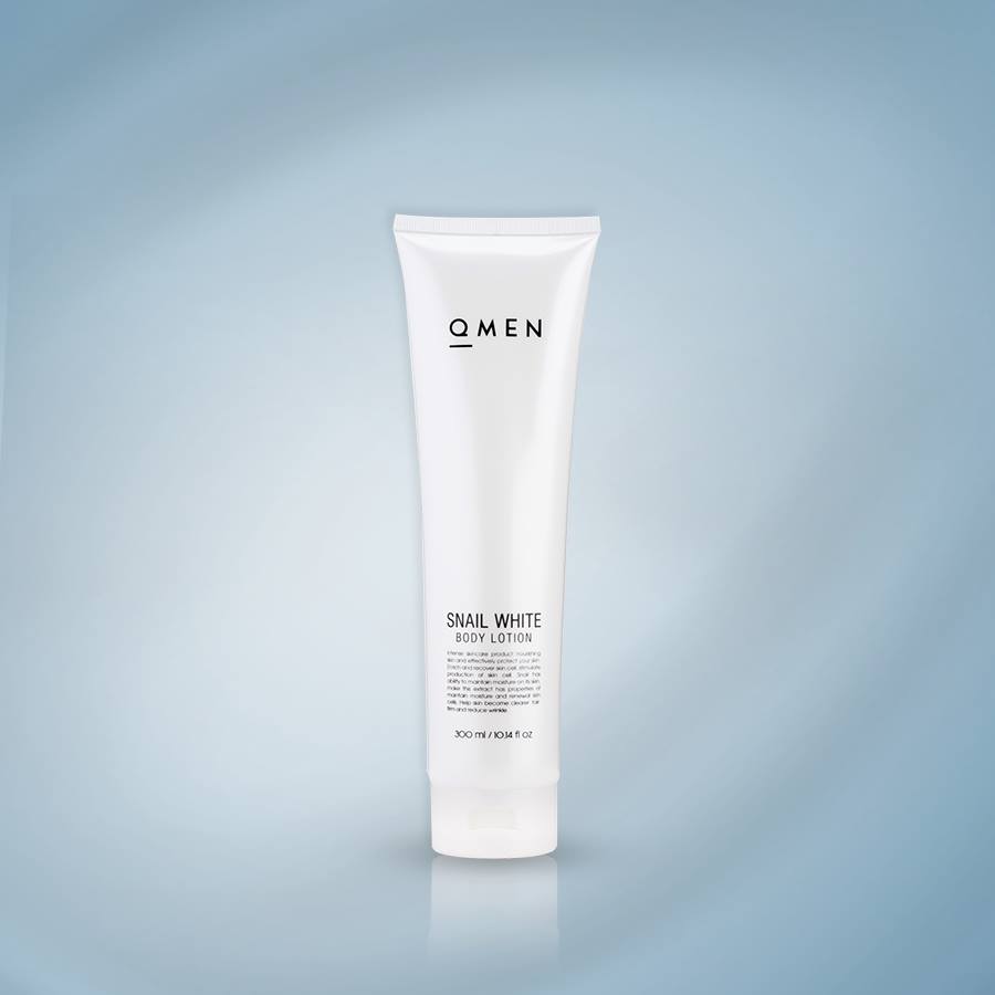 Sữa dưỡng thể trắng da toàn thân cho nam QMEN Snail White Body Lotion 300ml MẪU CŨ