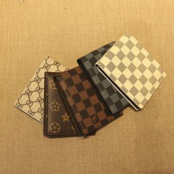 Ví nam / Bóp nam cầm tay caro trắng siêu đẹp siêu tiện lợi