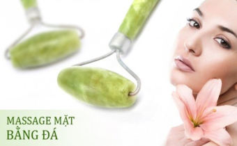 Cây Lăn Massage Mặt Chuyên Dụng Đá Cẩm Thạch