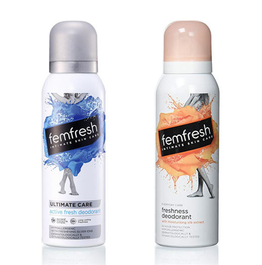 Xịt Khử Mùi Vùng Kin FemFresh Deodorant Spray 125ml (Màu xanh