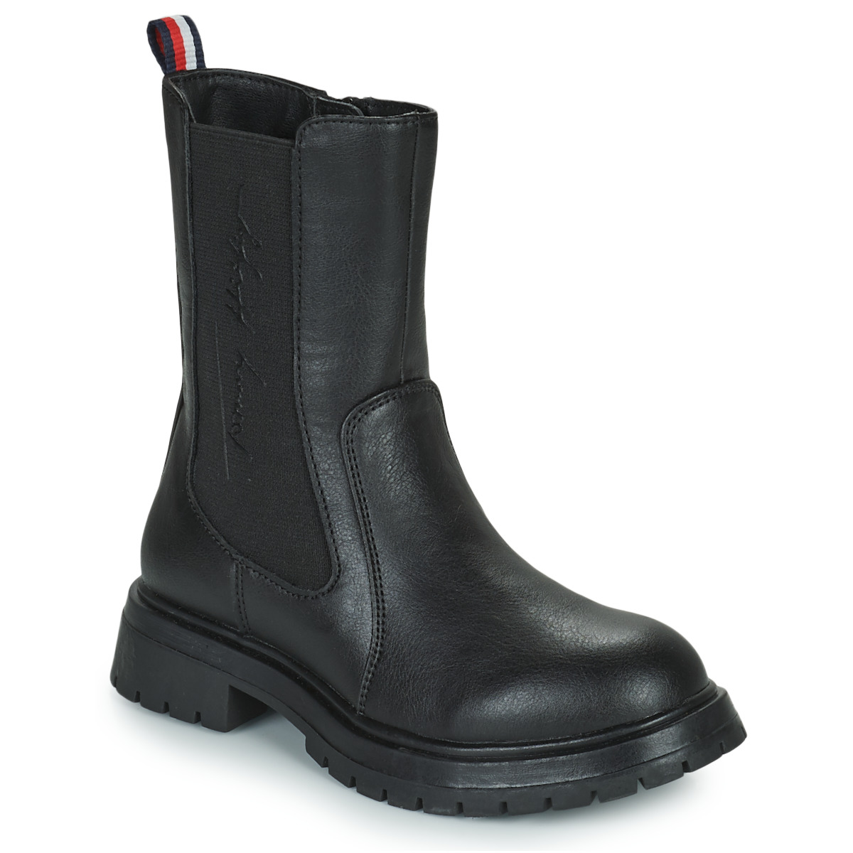 pink tommy hilfiger boots