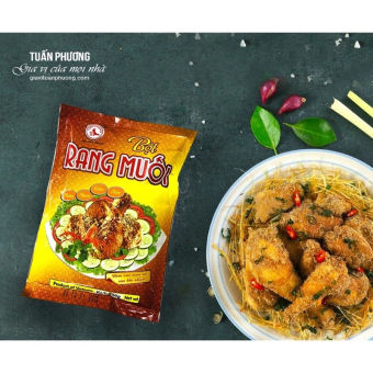 Bột rang muối hiệu Tuấn phương gói 450g và 45g
