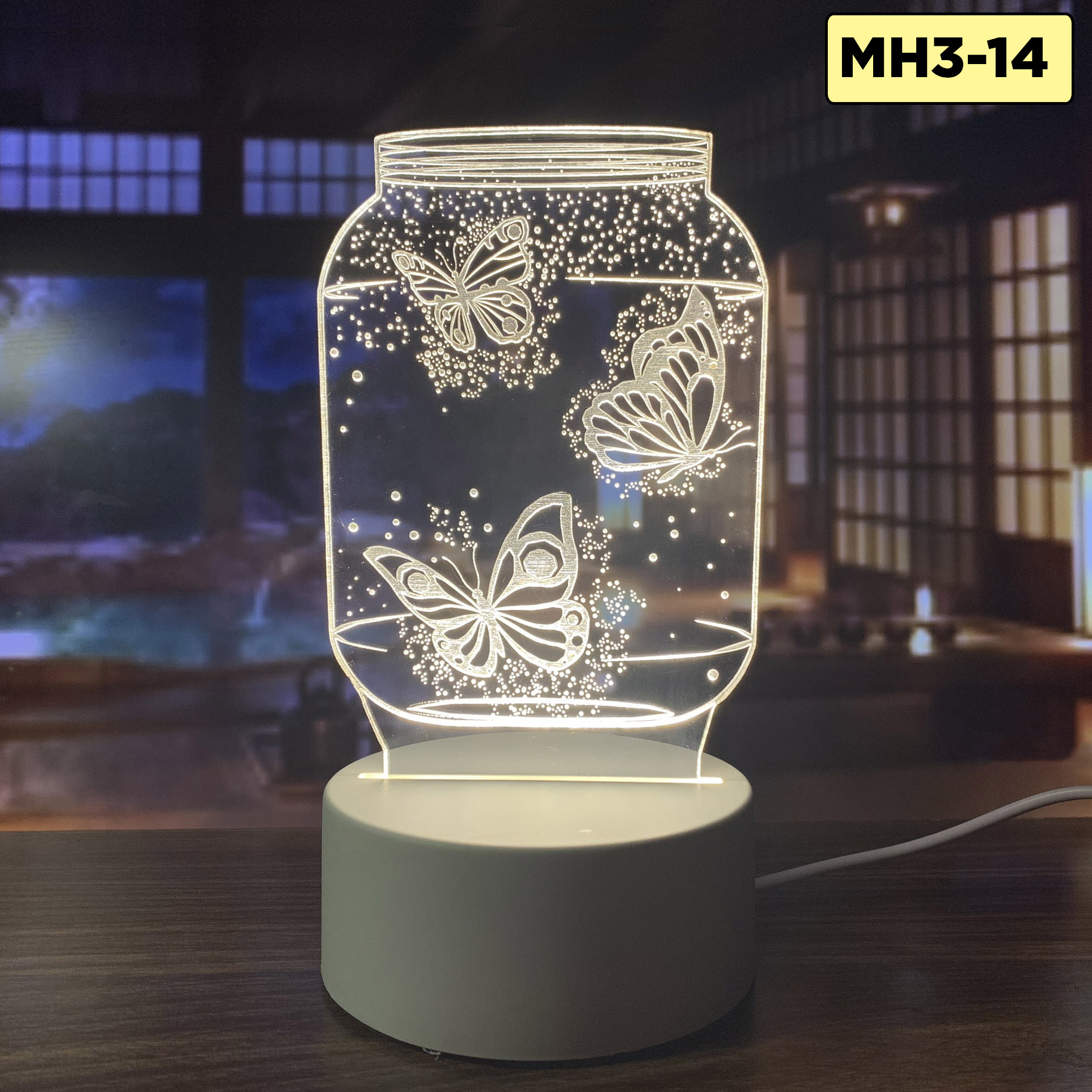 Đèn LED 3D nhiều mẫu khác nhau, quà tặng tình yêu, mô hình xe đẹp,đèn ngủ đèn trang trí decor