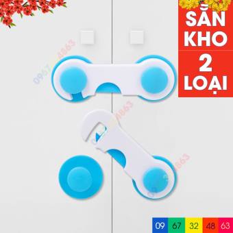 Khóa gài tủ lạnh, tủ đồ, ngăn kéo, cửa đa năng an toàn cho bé