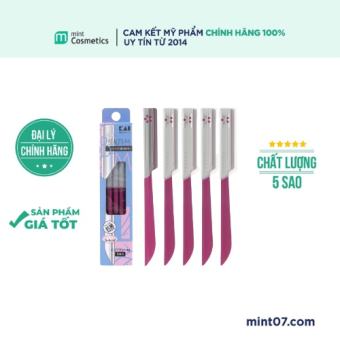 Dao Cạo Lông Mày Kai Cán Hồng (1 chiếc)