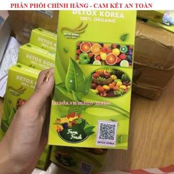 Viên uống giảm cân - Detox korea 100% Organic trái cây
