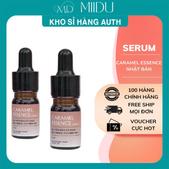 Serum CARAMEL ESSENCE Nhật Bản chính hãng (lọ 5ml) giảm mụn da sáng mịn