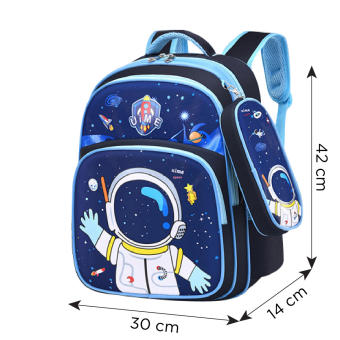 BALO 3 NGĂN LOẠI LỚN MÃ 2 CÓ BÓP VIẾT KÈM THEO CAO 42CM DÀNH CHO BÉ TRAI & GÁI