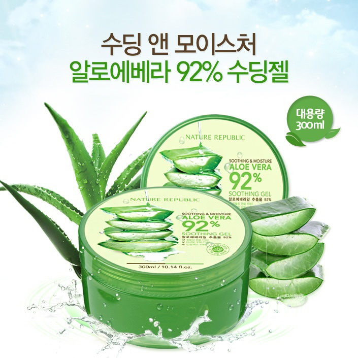 Gel Dưỡng Nha Đam Nature Republic Aloe Vera Hàn Quốc