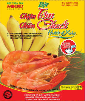 Bột chiên tôm, chiên chuối Mikko Hương Xưa gói 150g