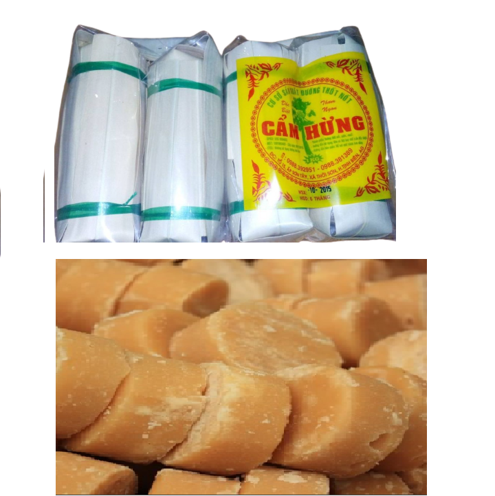 [HCM]1Kg ĐƯỜNG THỐT NỐT loại bó lá hữu cơ  dùng nấu chè làm bánh - Đặc sản AN GIANG TK01