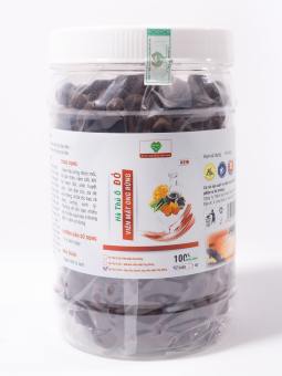 HÀ THỦ Ô ĐỎ + ĐẬU ĐEN XANH LÒNG VIÊN MẬT ONG RỪNG MẸ KEN-GIẢM TÓC BẠC SỚM BỔ MÁU