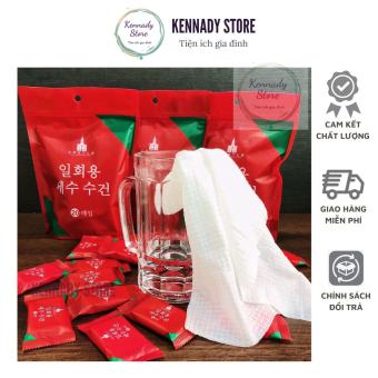 Khăn giấy nén đa năng hàn quốc tiện lợi gói 20 viên