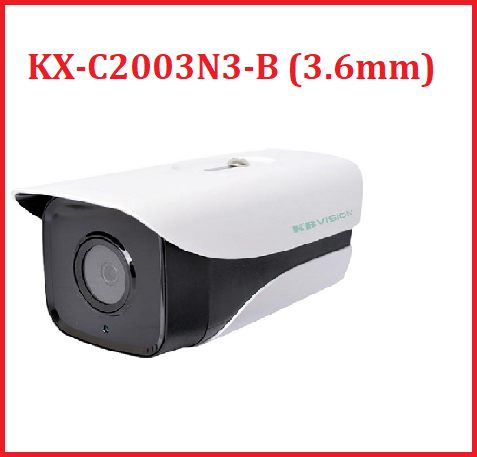 Camera ip hồng ngoại 2.0 megapixel kbvision kx-c2003n3-b