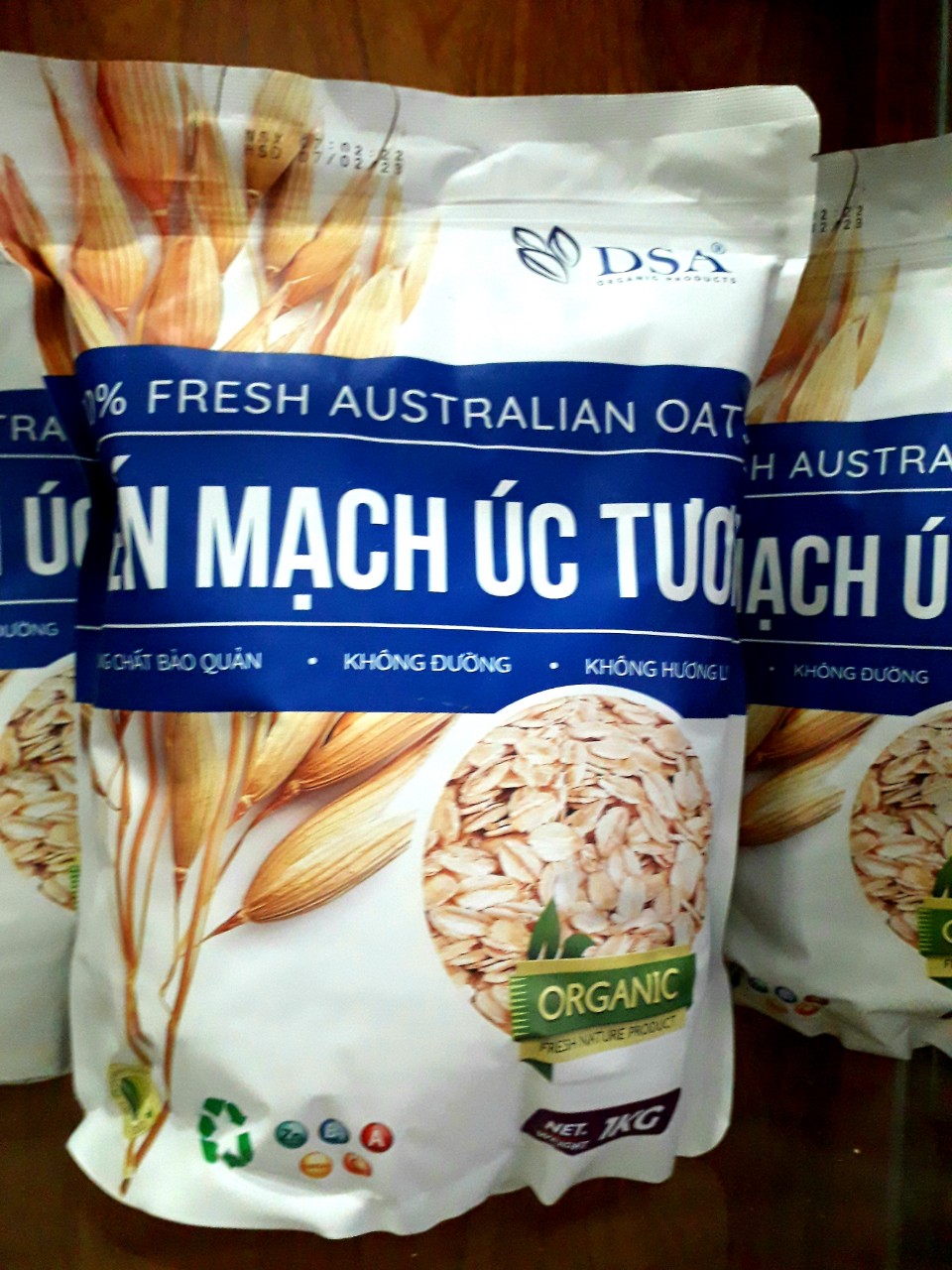 Yến Mạch Úc tươi Nguyên chất Túi 1 kg
