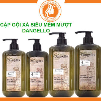 Cặp Dầu Gội Xả Phục Hồi Tóc Hư Tổn Dangello