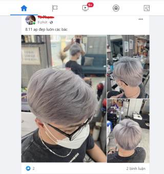 Màu Nhuộm Xám Khói Sáng Tplus, AP 8.11 Light Blonde Ash Cần Tẩy Tóc