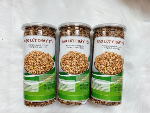 Gạo Lứt Cháy Tỏi