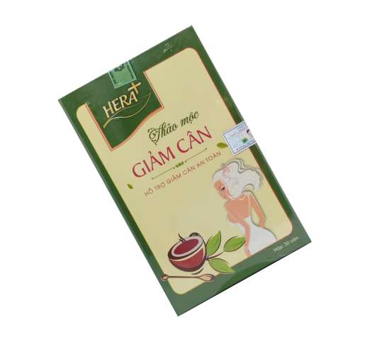 02 Hộp Trà Thảo mộc Giảm cân Hera Plus (30 viên) – Hỗ trợ giảm cân an toàn - Trà Giảm cân Hera Plus
