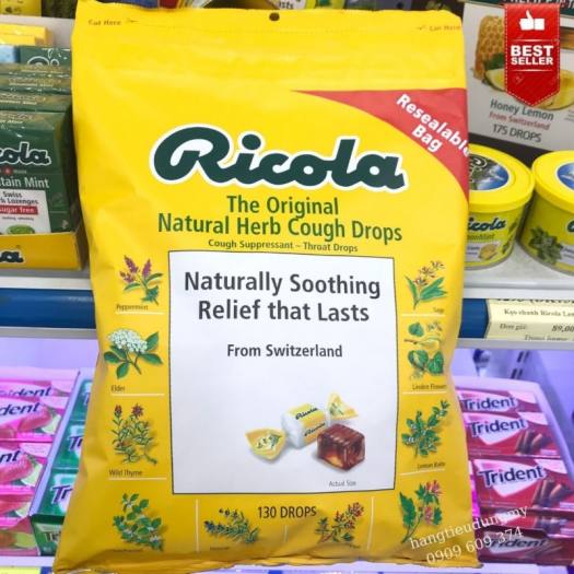 Kẹo ngậm ho  Ricola của Mỹ
