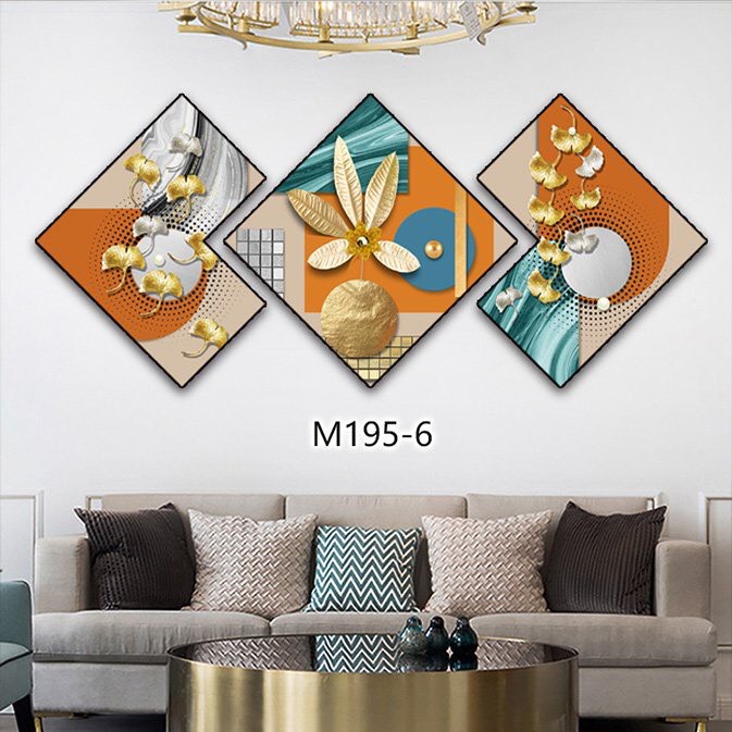 Tranh tráng gương 6D , bộ hình 14 mẫu hiện đại mới trang trí phòng khách, phòng ngủ, phòng làm việc, tặng móc treo tường