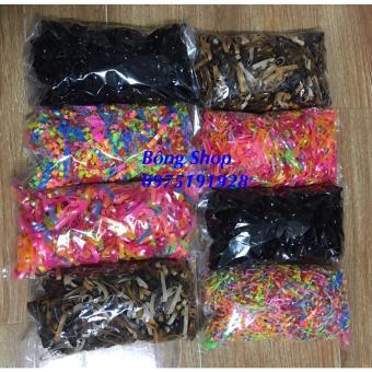 100g dây chun buộc tóc nhiều màu cho bé / 1 lạng chun buộc tóc