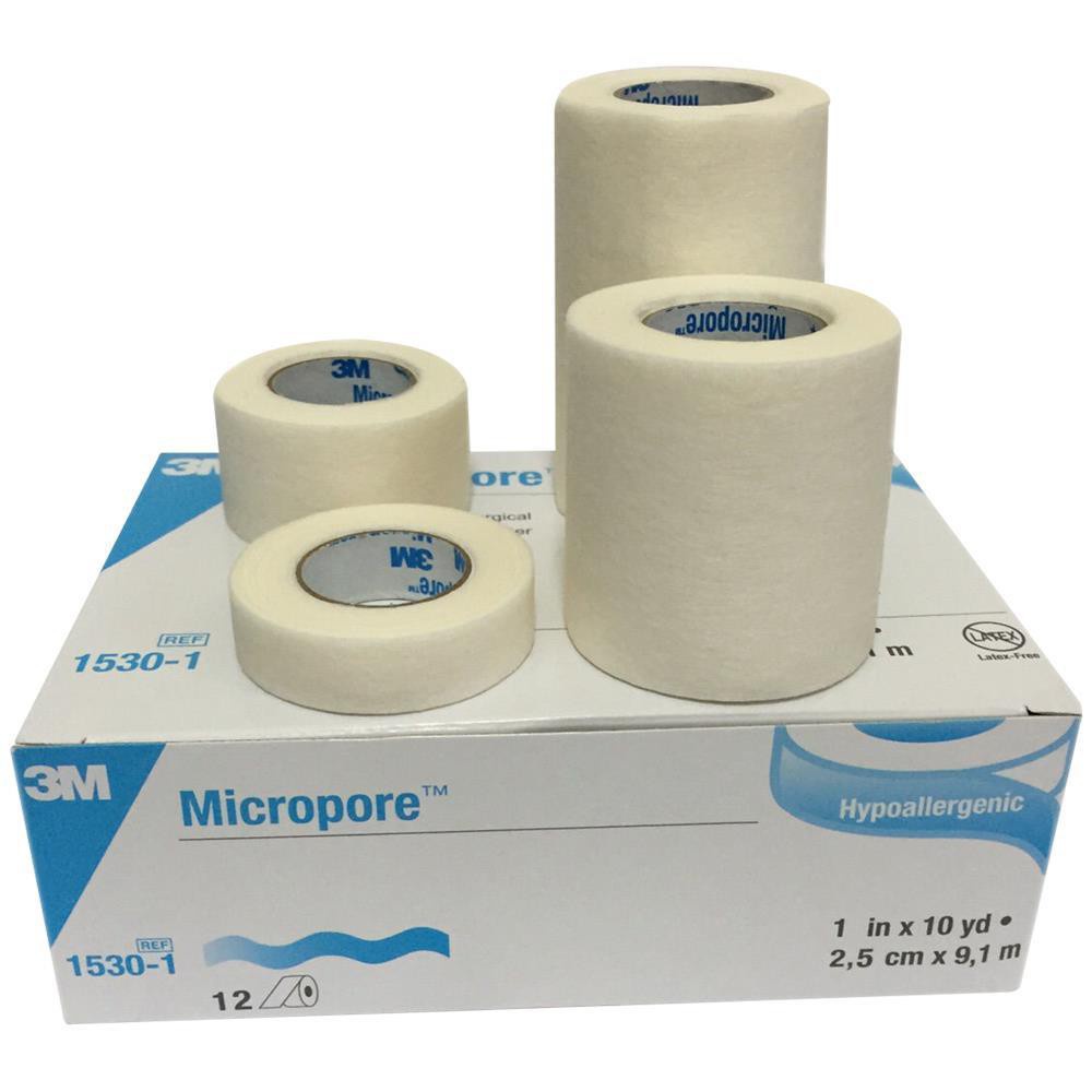 MICROPORE 3M SURGICAL TAPE 2.5cm Eyelash Tape Breathable Medical REF 1530-1