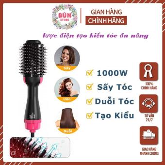 Máy sấy tóc đa năng 3 in 1 One Step, lược điện kiêm máy sấy, tạo phồng, uốn cụp, chải thẳng tóc, máy tạo kiểu tóc, máy làm tóc đa năng-bunstore