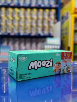 (Mẫu Mới + Kèm Quà + Kèm Thẻ Đổi Quà) Thùng 24 Hộp Sữa Non Tươi VITADAIRY Moozi Có Đường 180ml.