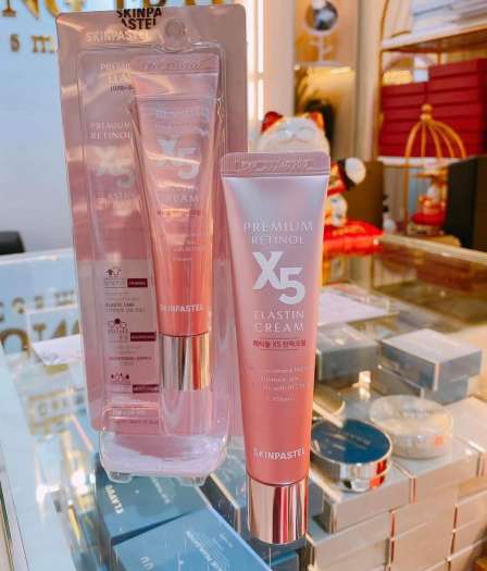 KEM DƯỠNG DA ĐỈNH CAO RETINOL X5 ELASTIN CREAM SKINPASTEL 30ML CHỐNG NHĂN, CHỐNG LÃO HÓA, MỸ PHẨM HÀN QUỐC CHÍNH HÃNG