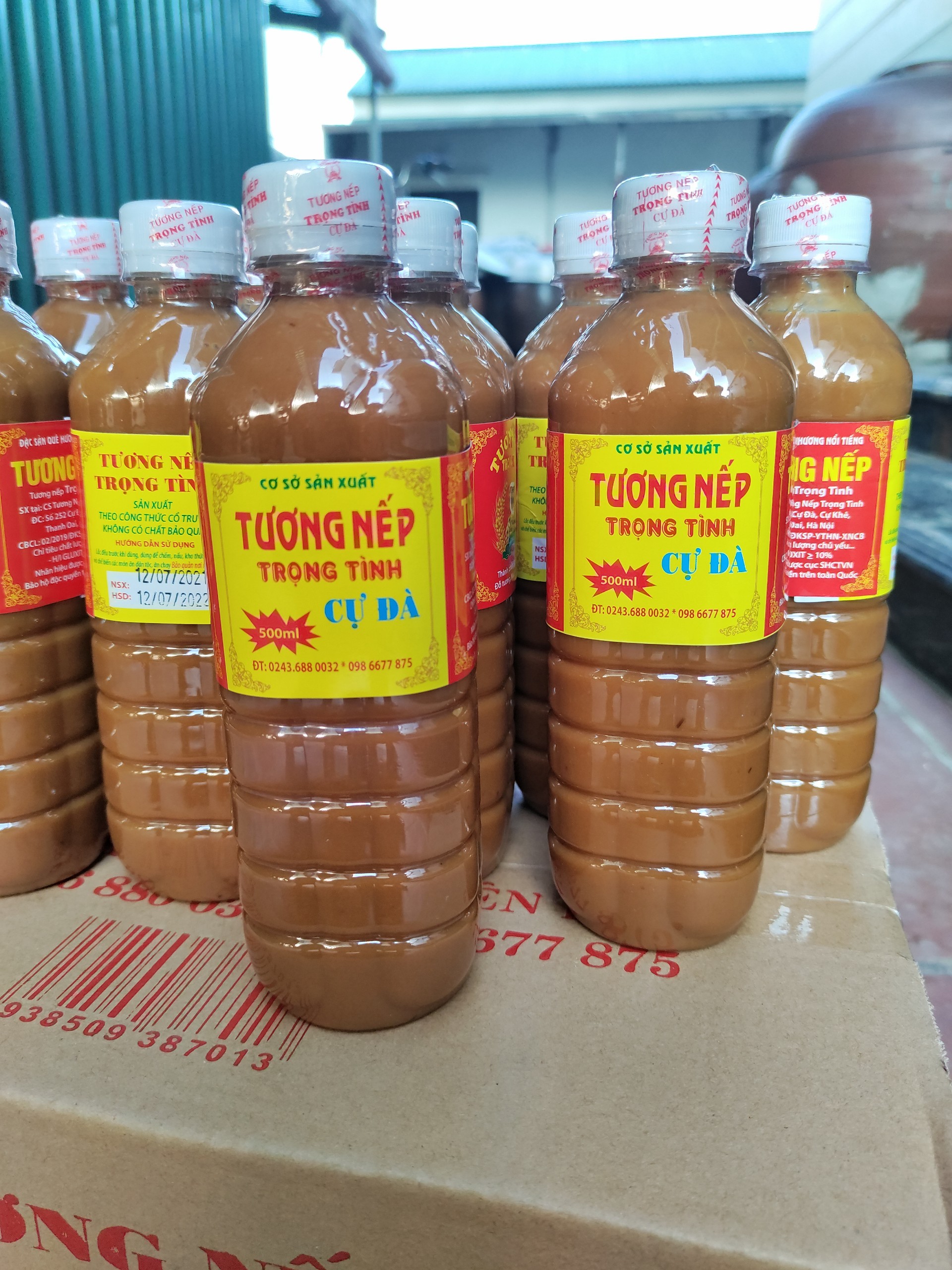 5 chai nước tương nếp t9 từ đậu nành gia truyền cự đà tương nếp trọng tình - nước chấm thịt bò, dê, kho thịt cá