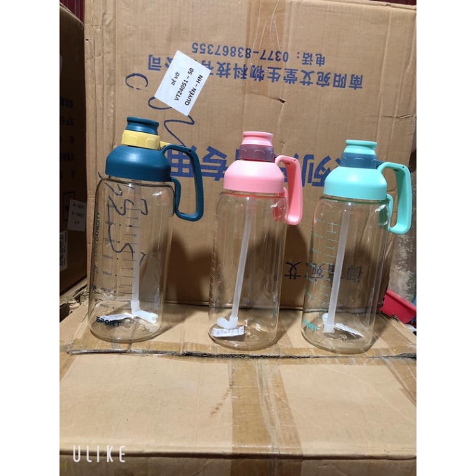 Bình nước siêu bự 1800ml siêu tiện lợi