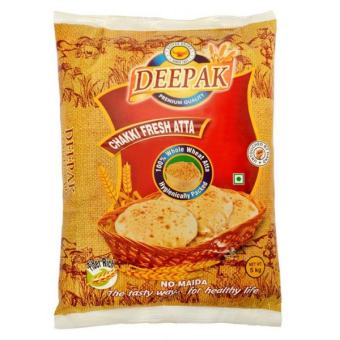 Bột mì Wheat flour Deepak Atta - Bột mì nguyên cám Atta Deepak (5Kg)
