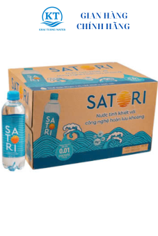 NƯỚC UỐNG TINH KHIẾT HOÀN LƯU KHOÁNG SATORI 500ML THÙNG 24 CHAI