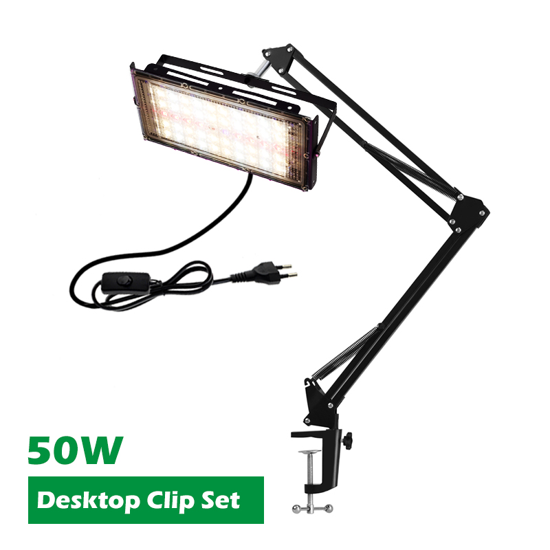 Đèn LED Trồng Cây Toàn Phổ Đèn Trồng Cây 50W 100W 150W Có Chân Đèn Phyto Ánh Sáng Mặt Trời Cho Nhà Kính Rau Và Hoa Trong Nhà
