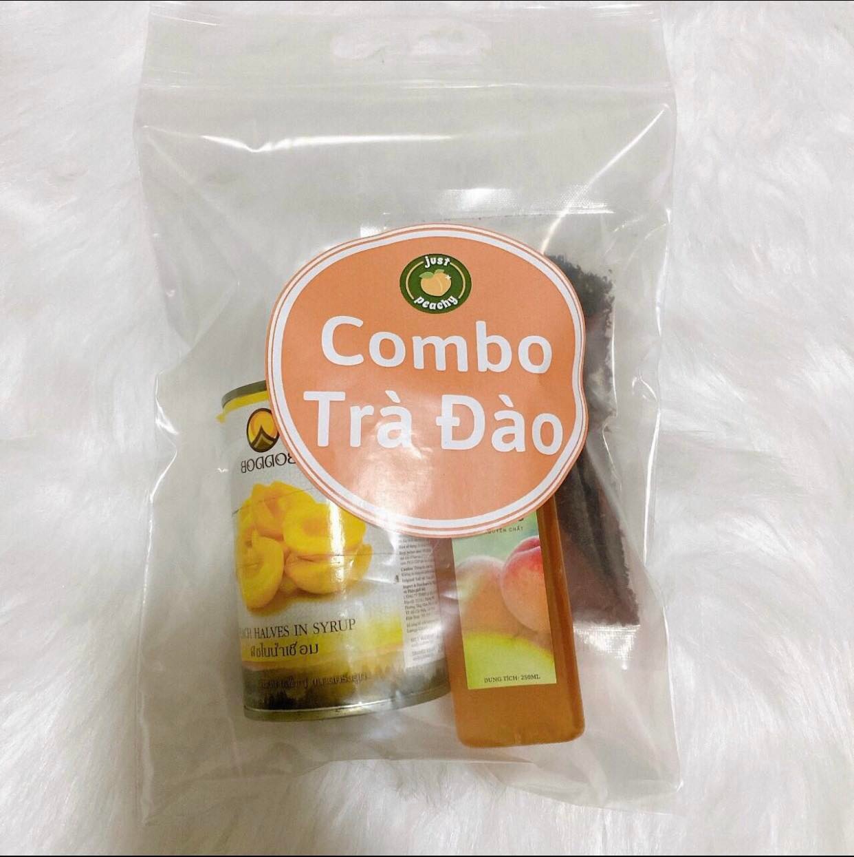 Set Trà Đào Tự Pha Siêu Ngon- 20 Ly